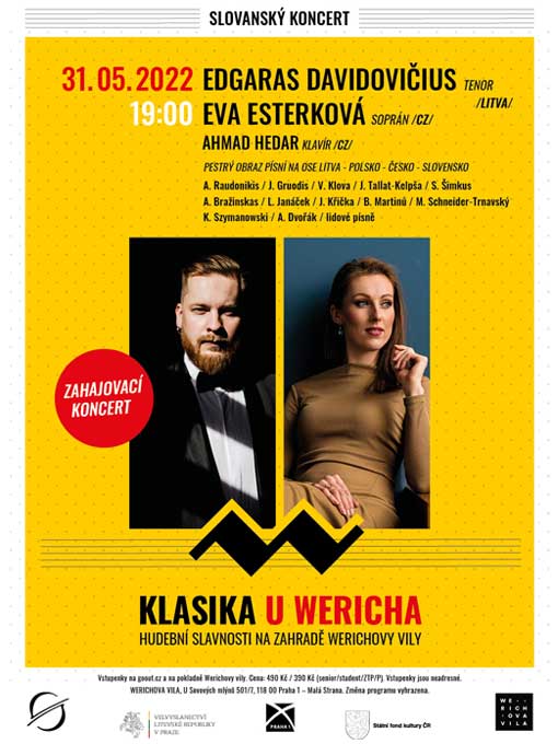 Slovanský koncert - Edgaras Davidovičius, Eva Esterková